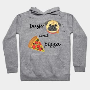 Pugs and Pizza Hoodie